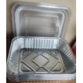 Disposable half size food aluminum foil pans